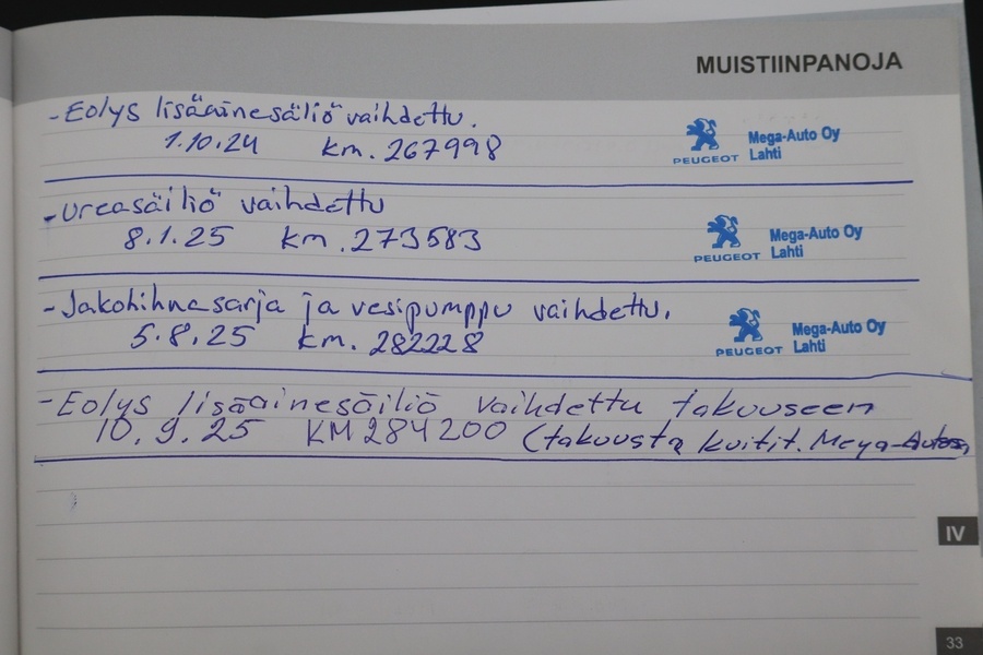 Peugeot 3008 vaihtoauto