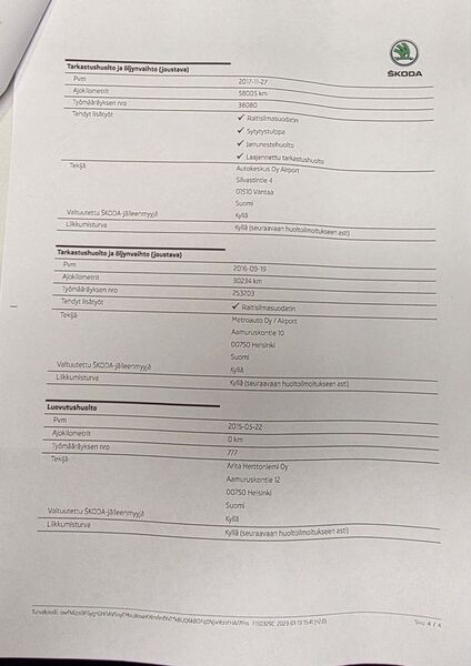 Skoda Octavia vaihtoauto