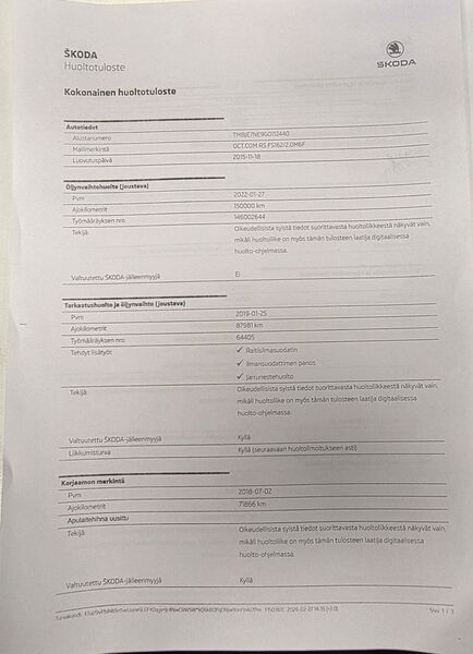 Skoda Octavia vaihtoauto