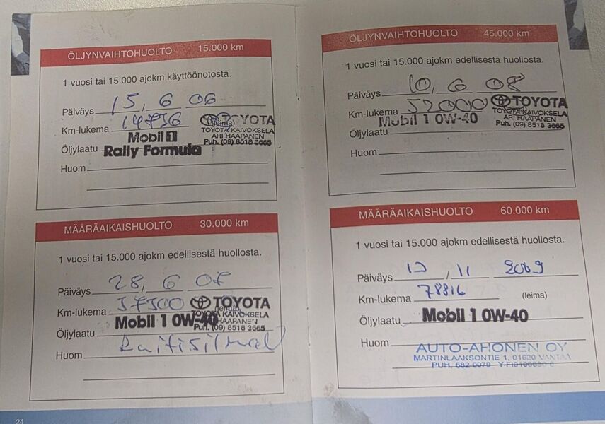 Toyota Avensis vaihtoauto