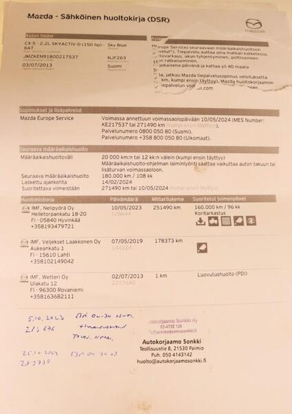 Mazda CX-5 vaihtoauto