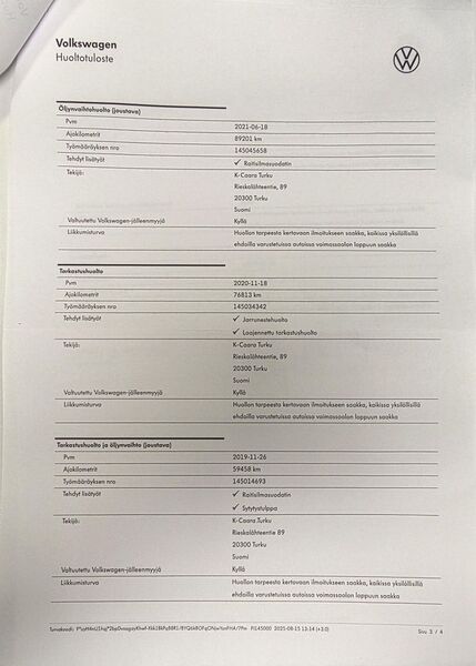 Volkswagen Golf vaihtoauto