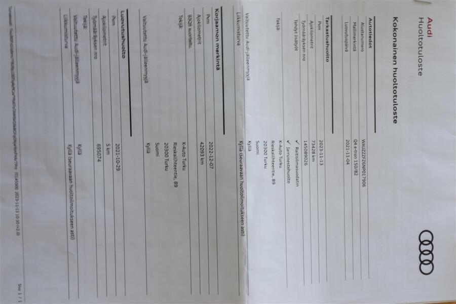 Audi Q4 e-tron vaihtoauto