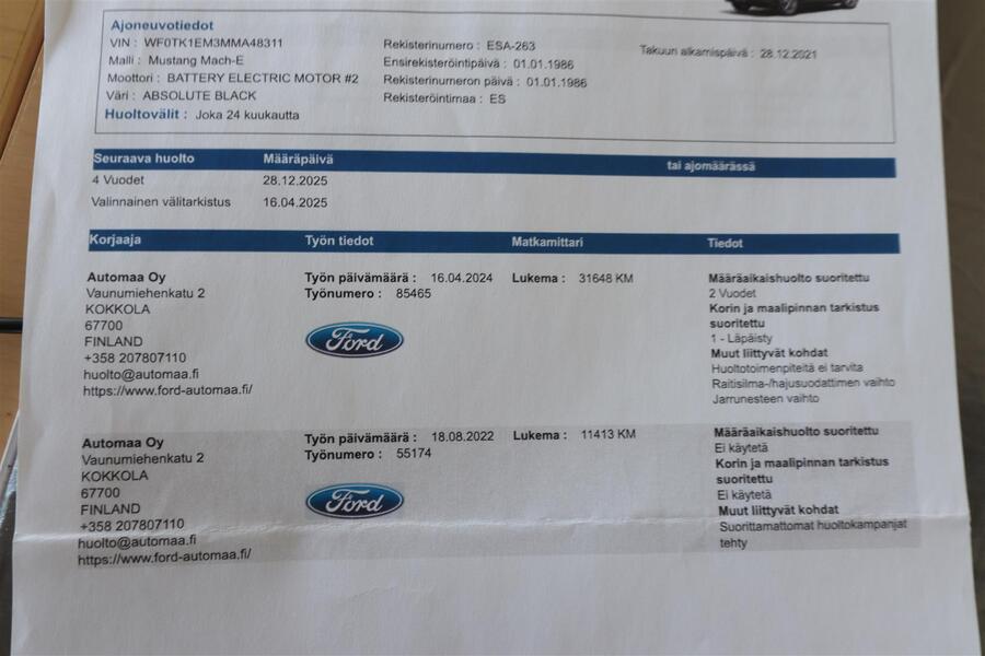 Ford USA Mustang vaihtoauto