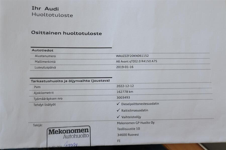 Audi A6 vaihtoauto