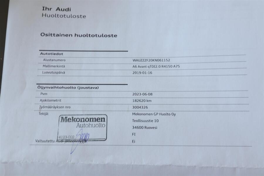Audi A6 vaihtoauto