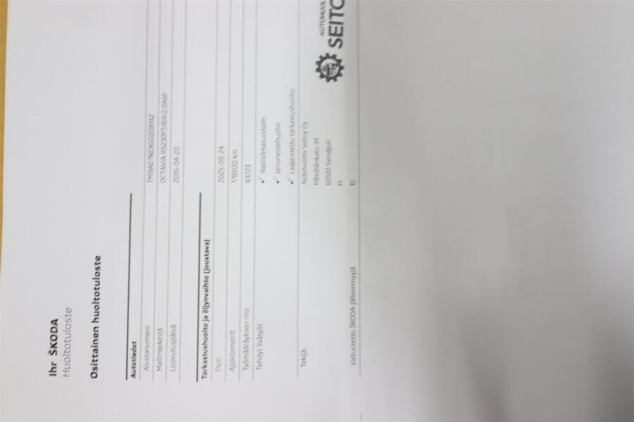 Skoda Octavia vaihtoauto