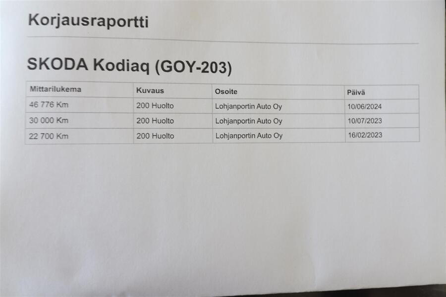 Skoda Kodiaq vaihtoauto