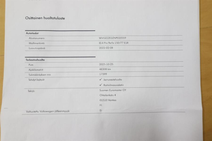 Volkswagen ID.4 vaihtoauto