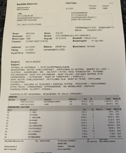 Volvo V70 vaihtoauto