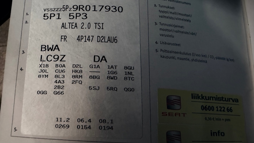 SEAT Altea vaihtoauto