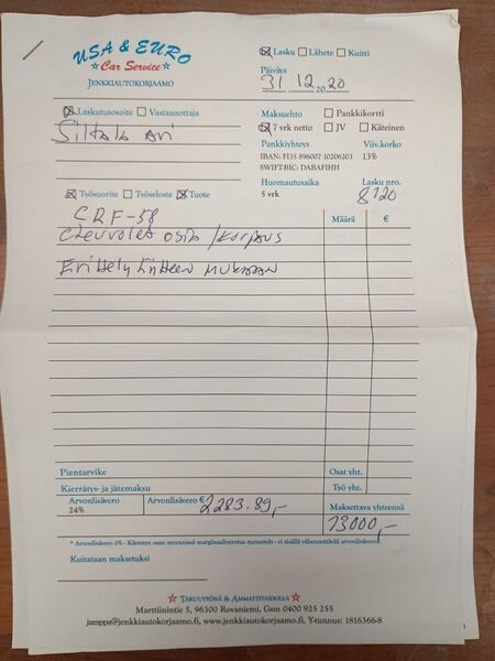 Chevrolet Silverado vaihtoauto