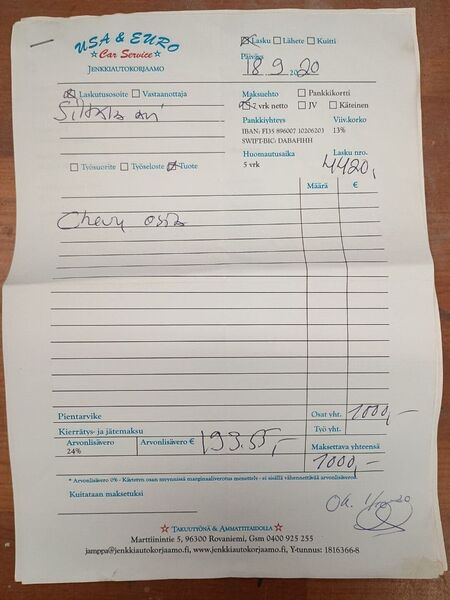 Chevrolet Silverado vaihtoauto