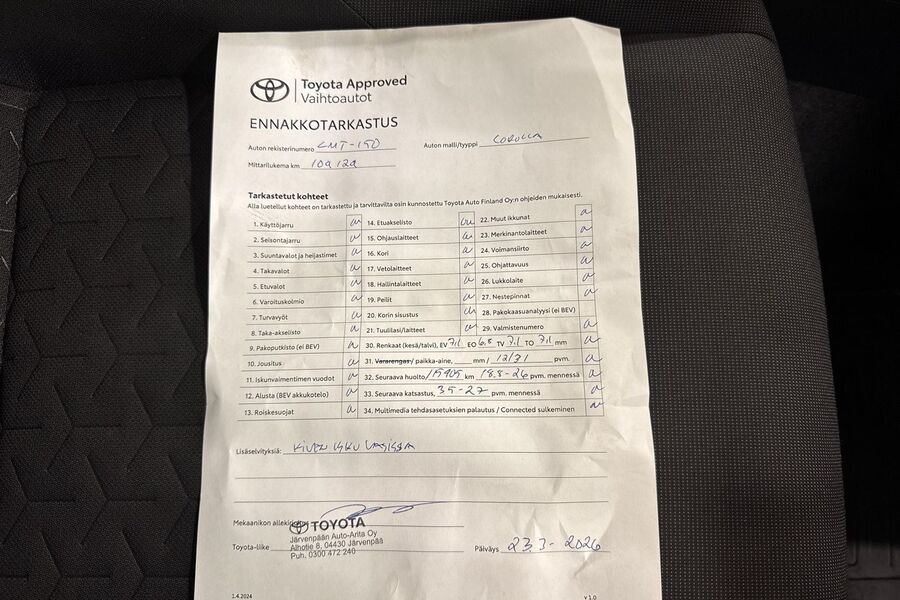 Toyota Corolla vaihtoauto