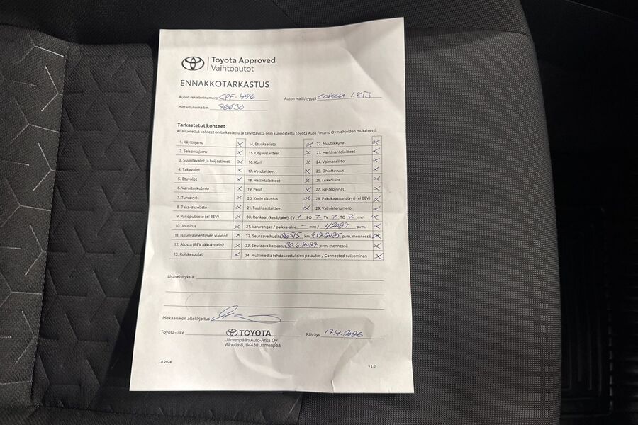 Toyota Corolla vaihtoauto