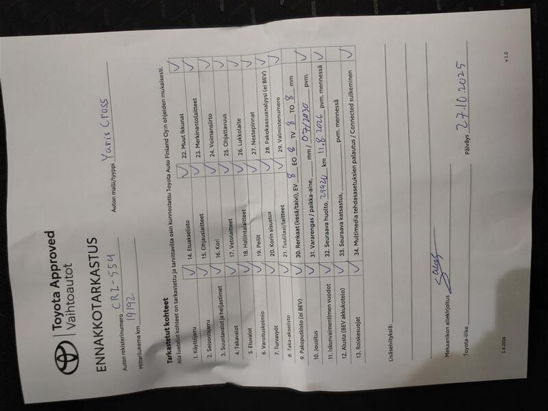 Toyota Yaris Cross vaihtoauto