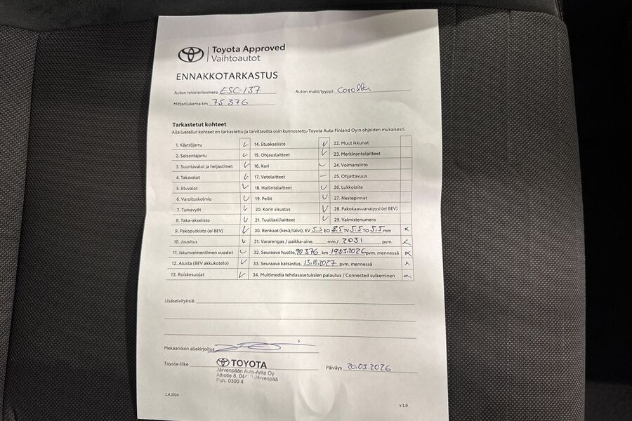 Toyota Corolla vaihtoauto