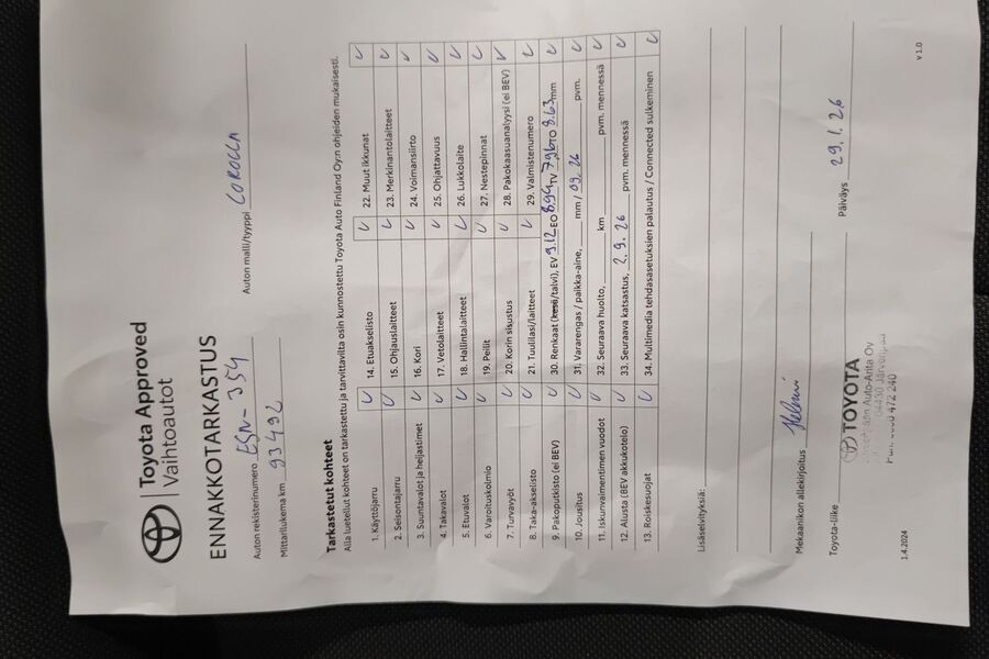 Toyota Corolla vaihtoauto