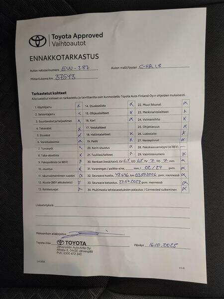 Toyota C-HR vaihtoauto