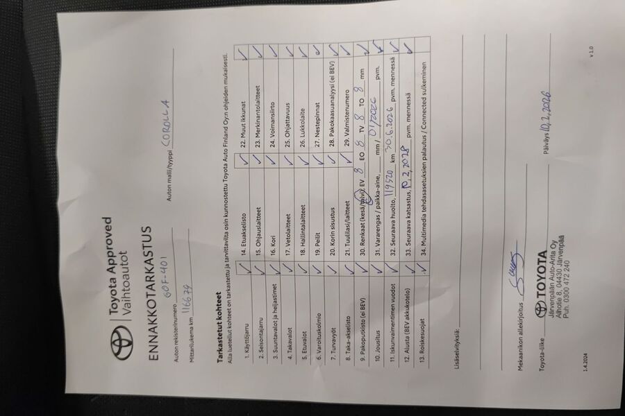 Toyota Corolla vaihtoauto