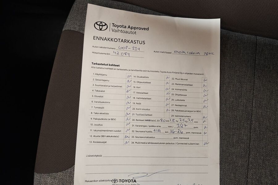 Toyota Corolla vaihtoauto