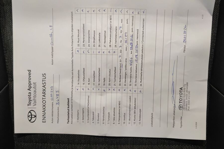 Toyota Corolla vaihtoauto