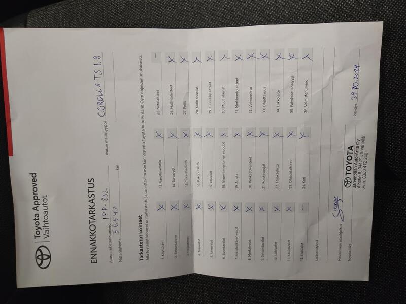 Toyota Corolla vaihtoauto