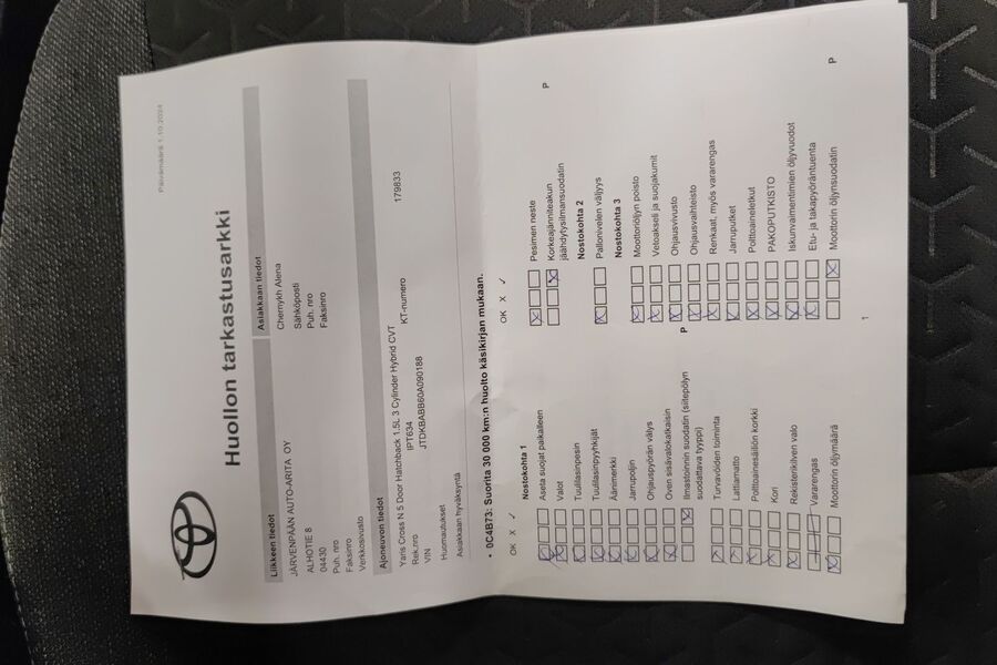 Toyota Yaris Cross vaihtoauto