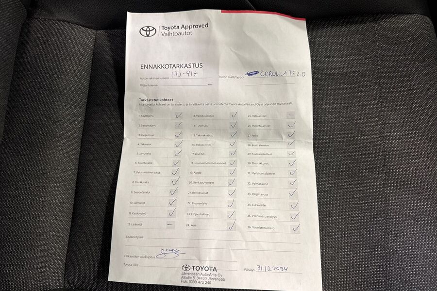 Toyota Corolla vaihtoauto