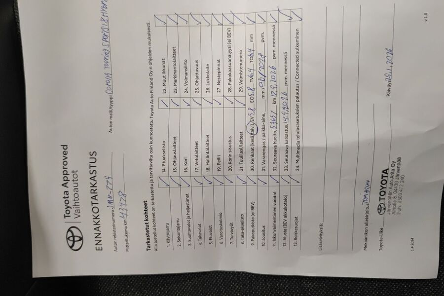 Toyota Corolla vaihtoauto