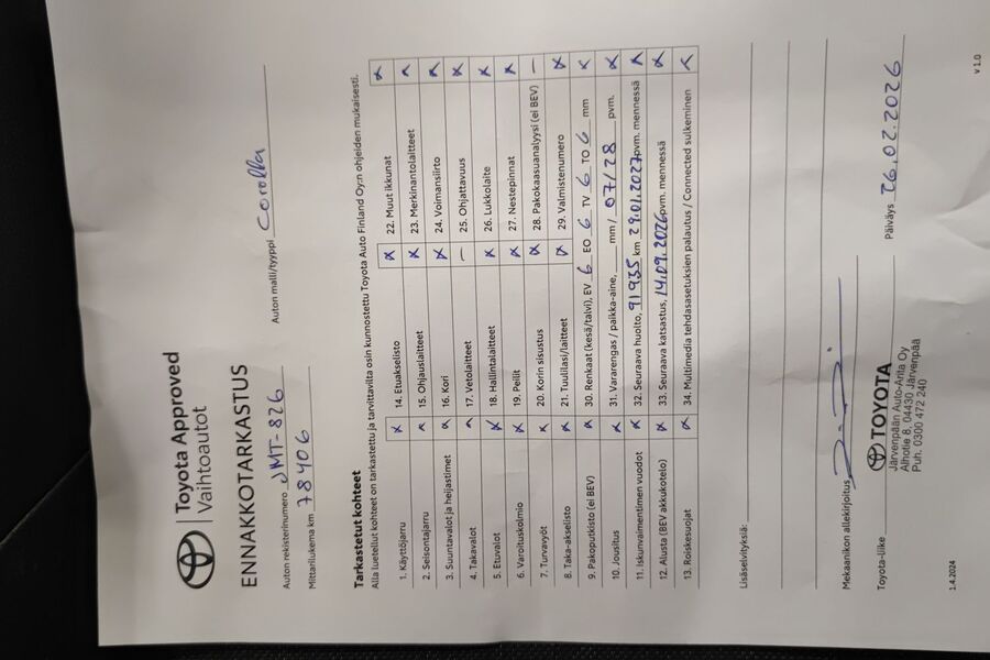 Toyota Corolla vaihtoauto