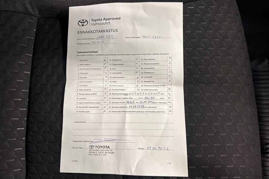 Toyota Yaris Cross vaihtoauto