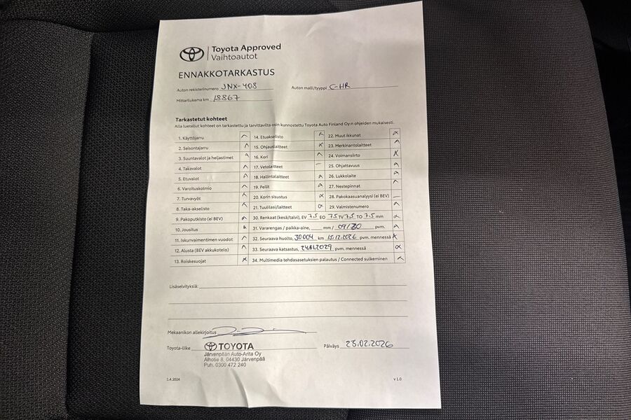 Toyota C-HR vaihtoauto