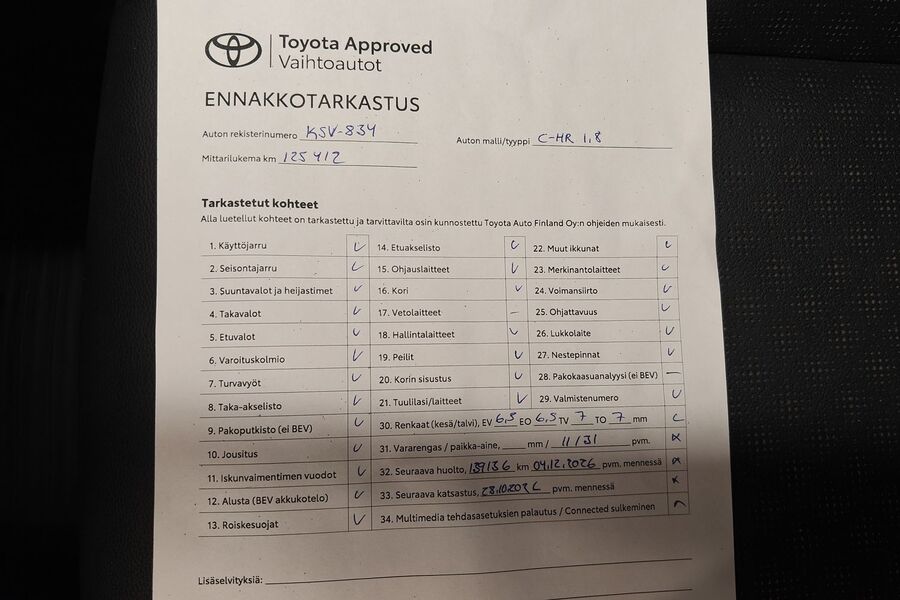 Toyota C-HR vaihtoauto