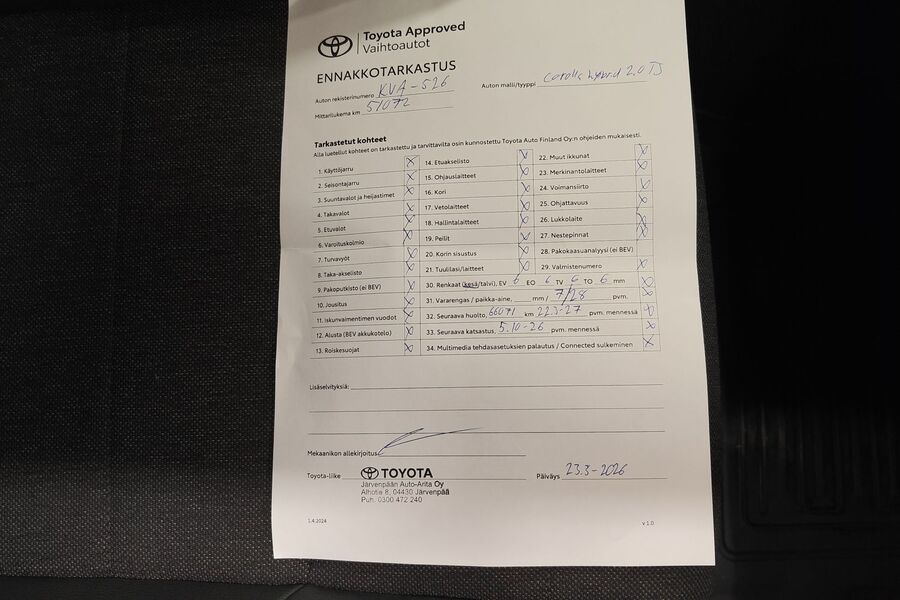 Toyota Corolla vaihtoauto