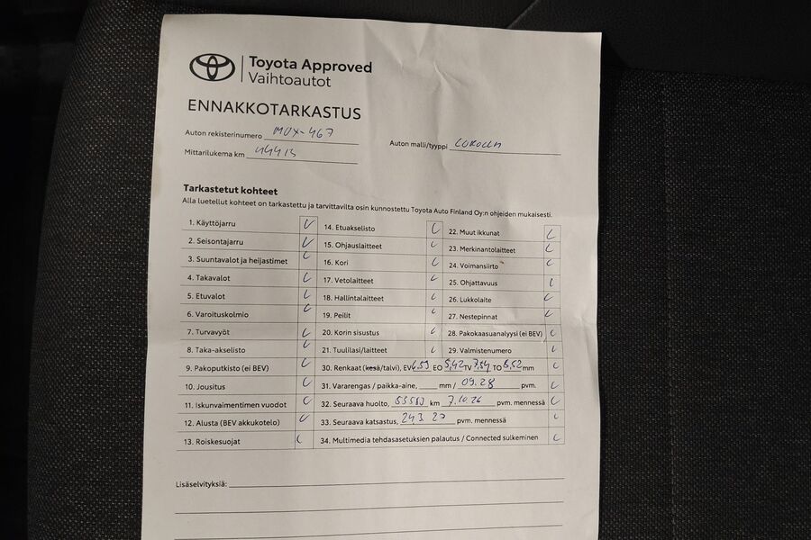 Toyota Corolla vaihtoauto