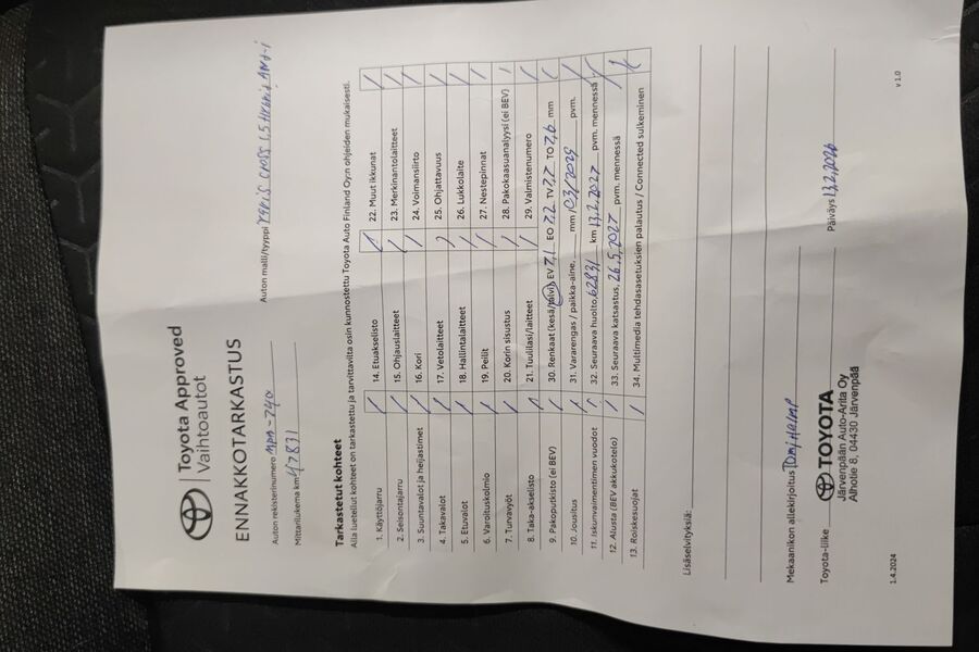 Toyota Yaris Cross vaihtoauto