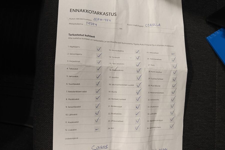 Toyota Corolla vaihtoauto