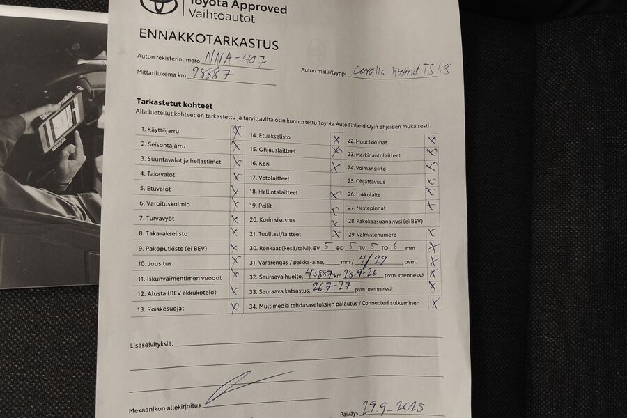 Toyota Corolla vaihtoauto