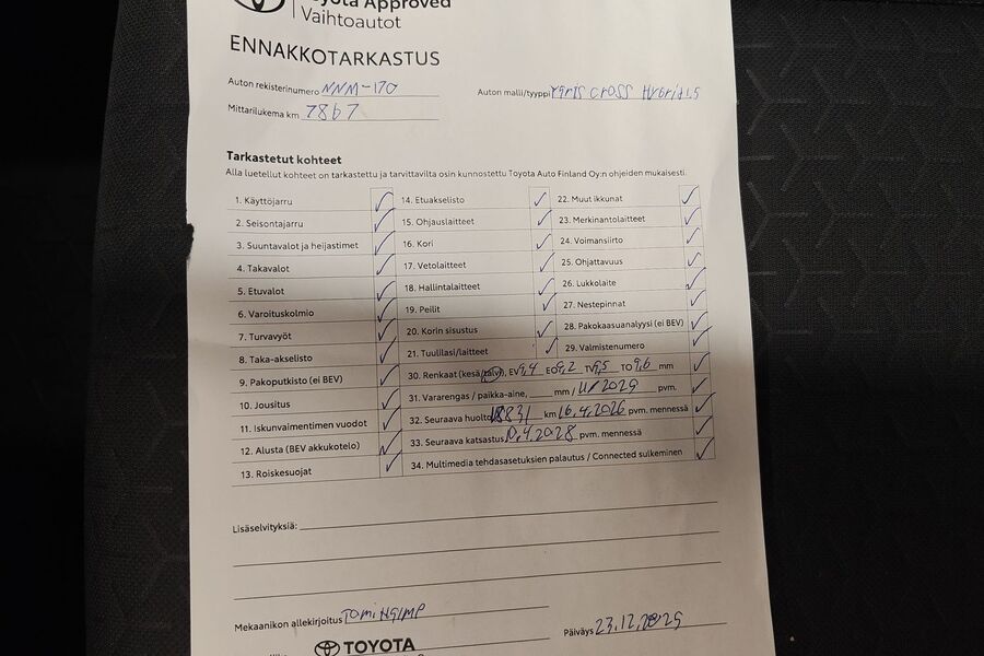 Toyota Yaris Cross vaihtoauto