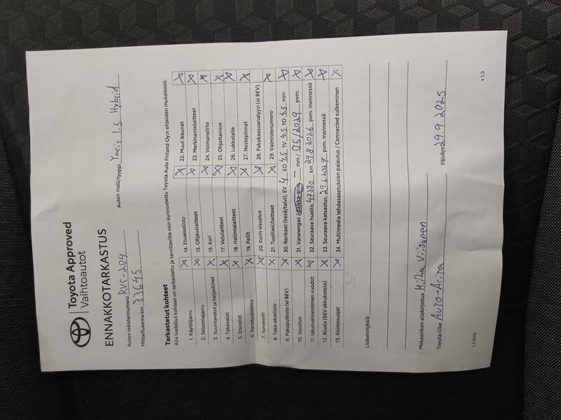 Toyota Yaris vaihtoauto