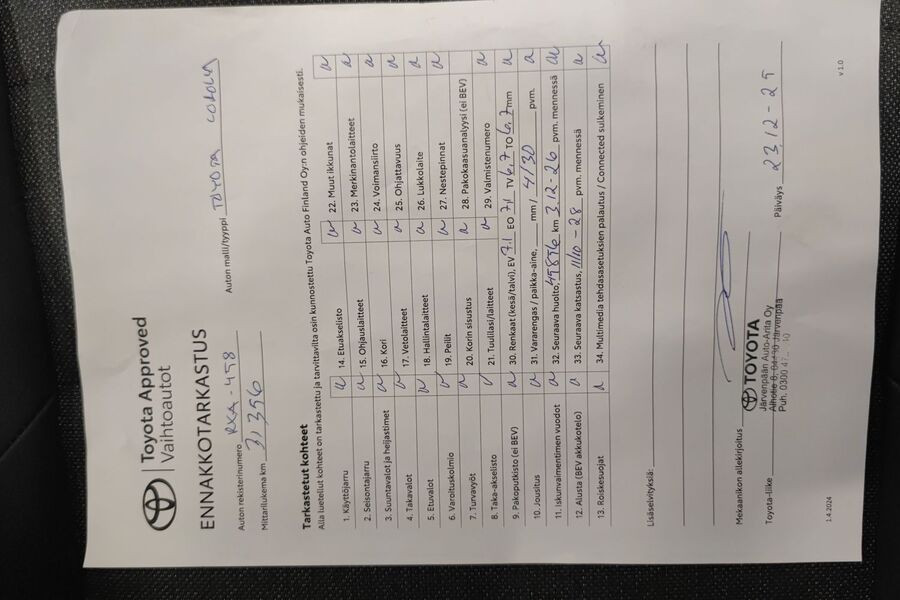 Toyota Corolla vaihtoauto