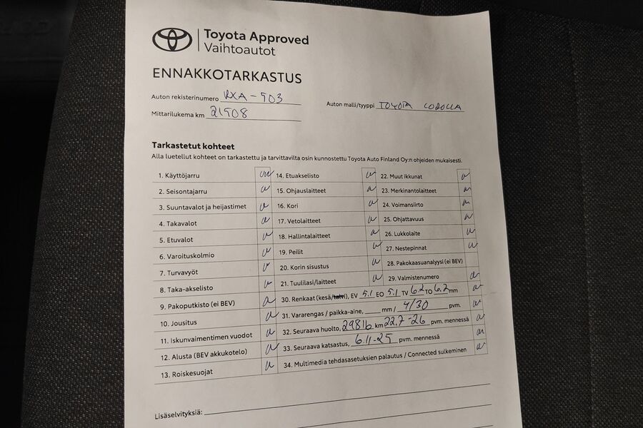 Toyota Corolla vaihtoauto