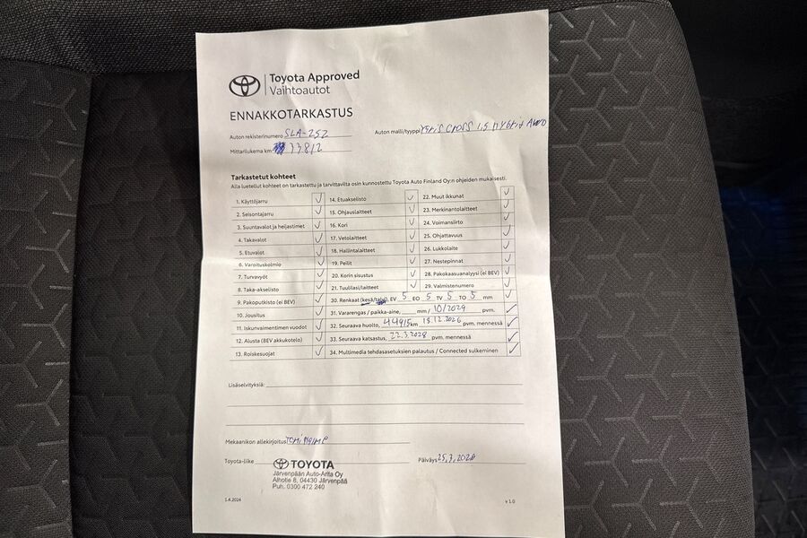 Toyota Yaris Cross vaihtoauto