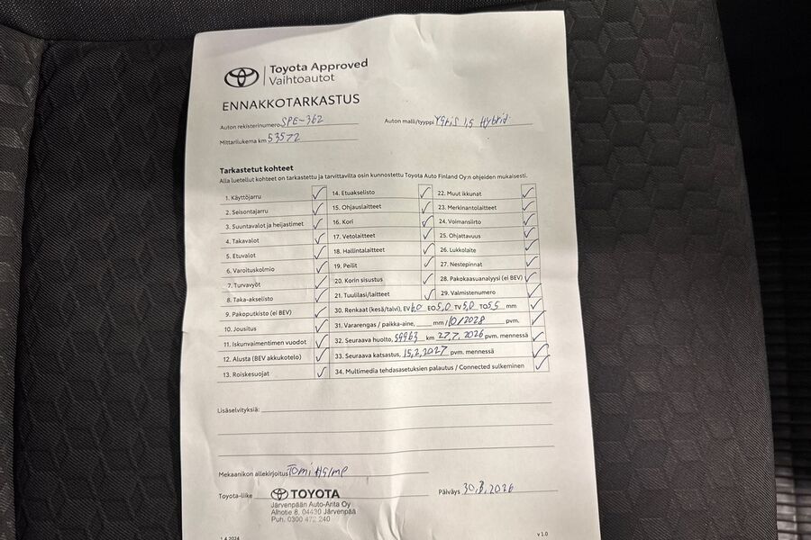 Toyota Yaris vaihtoauto