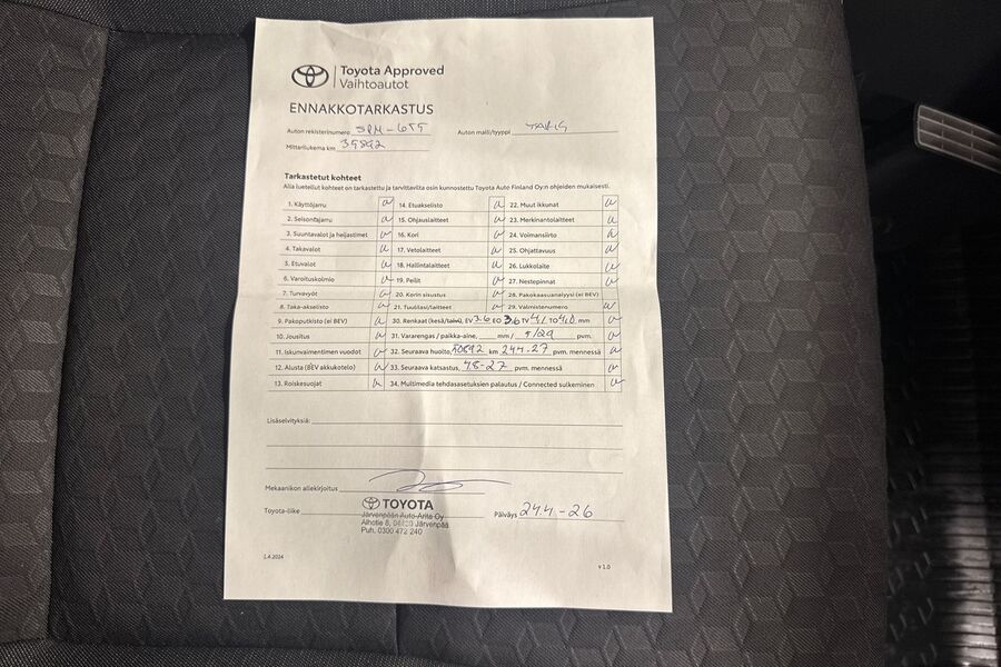 Toyota Yaris vaihtoauto