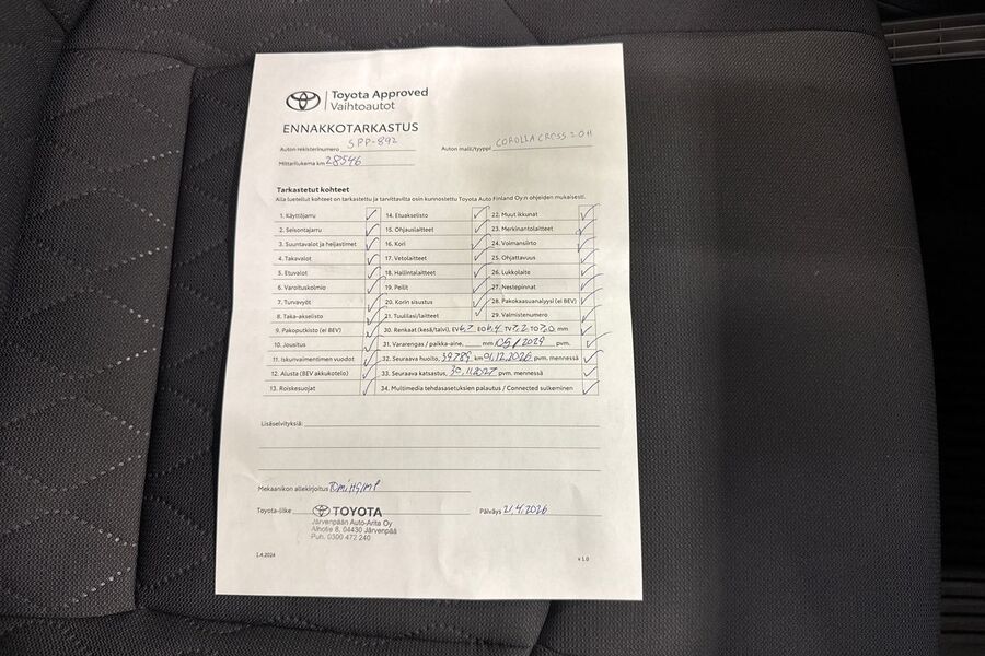 Toyota Corolla Cross vaihtoauto