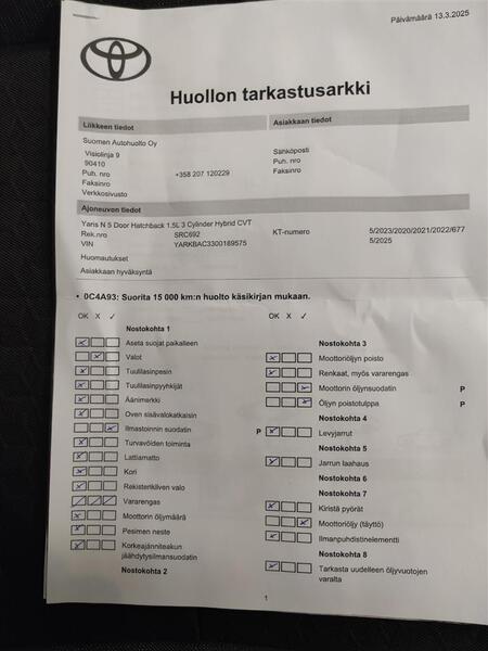 Toyota Yaris vaihtoauto