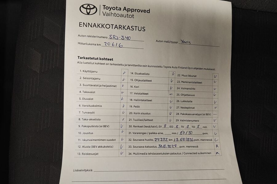 Toyota Yaris vaihtoauto