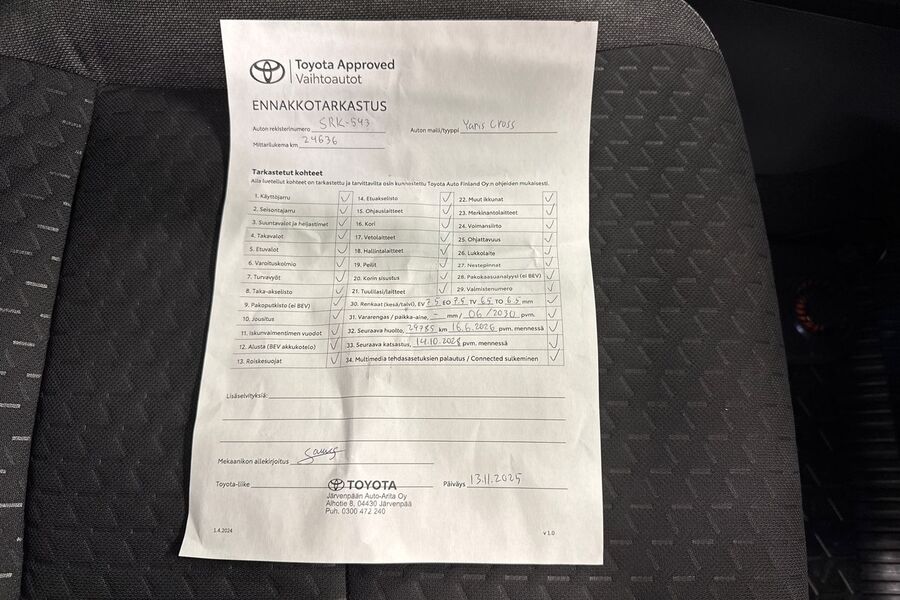 Toyota Yaris Cross vaihtoauto